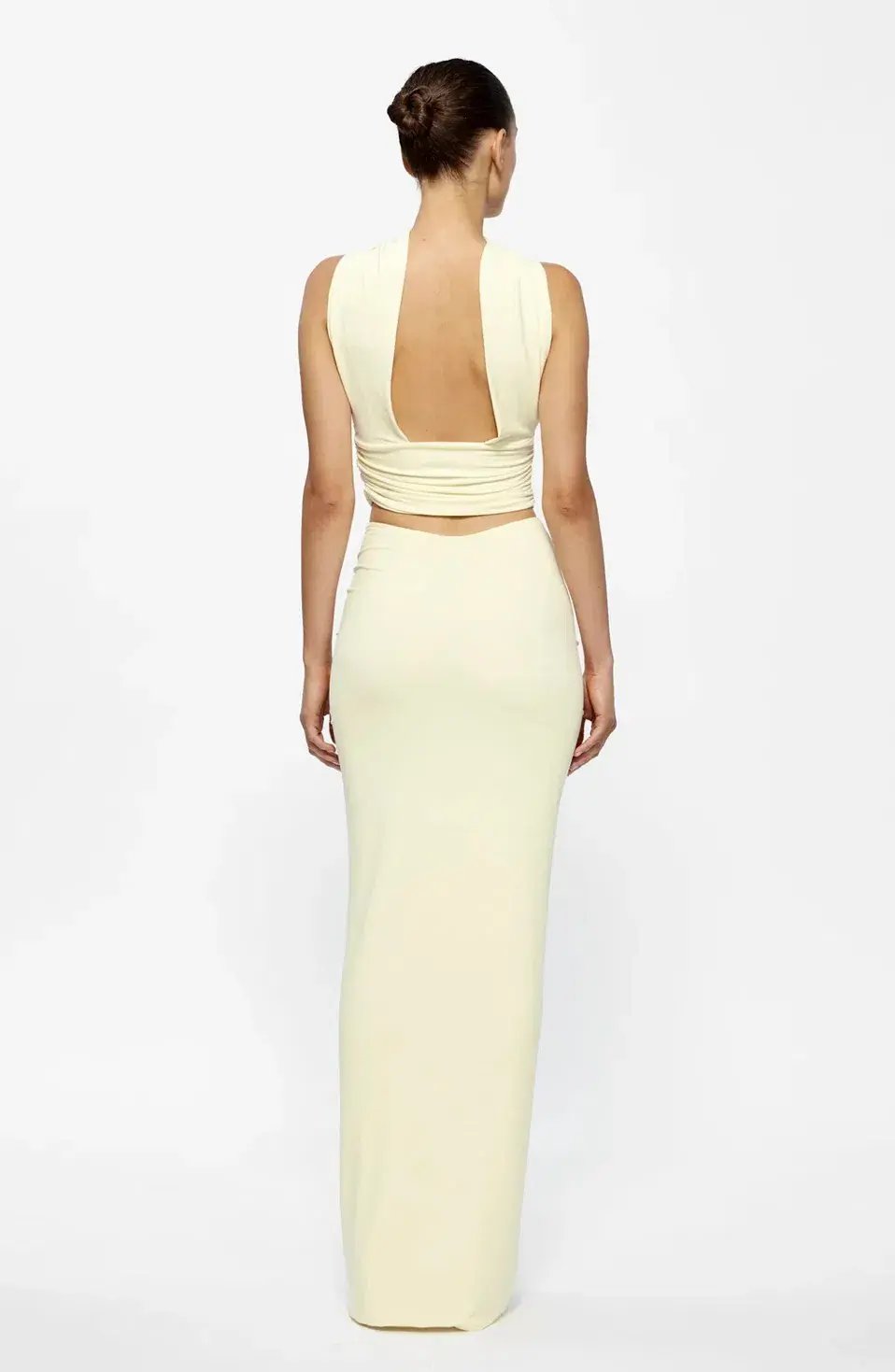 Effie Kats Cassidy Top with Kayson Skirt in Lemon Size 8 photo 4