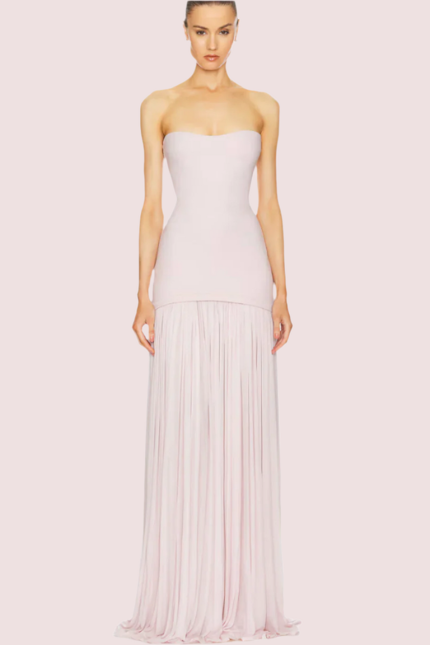 Helsa Studio The Naomi Dress Barely Pink photo 2