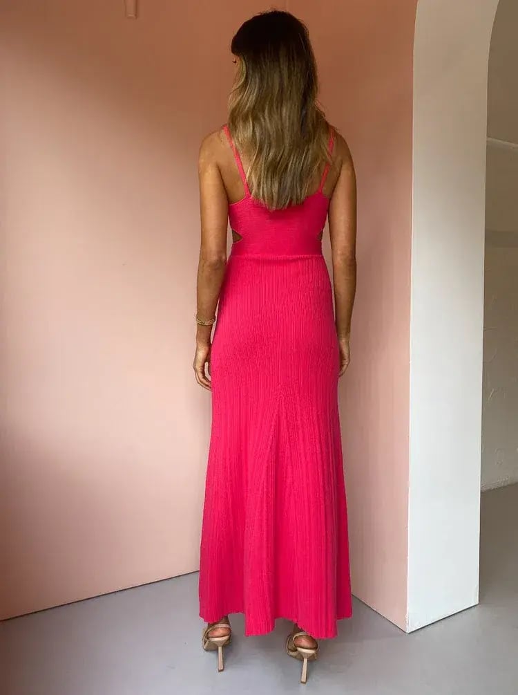 Anna Quan Sabrina Dress in Fucshia Pink Size 8 photo 4