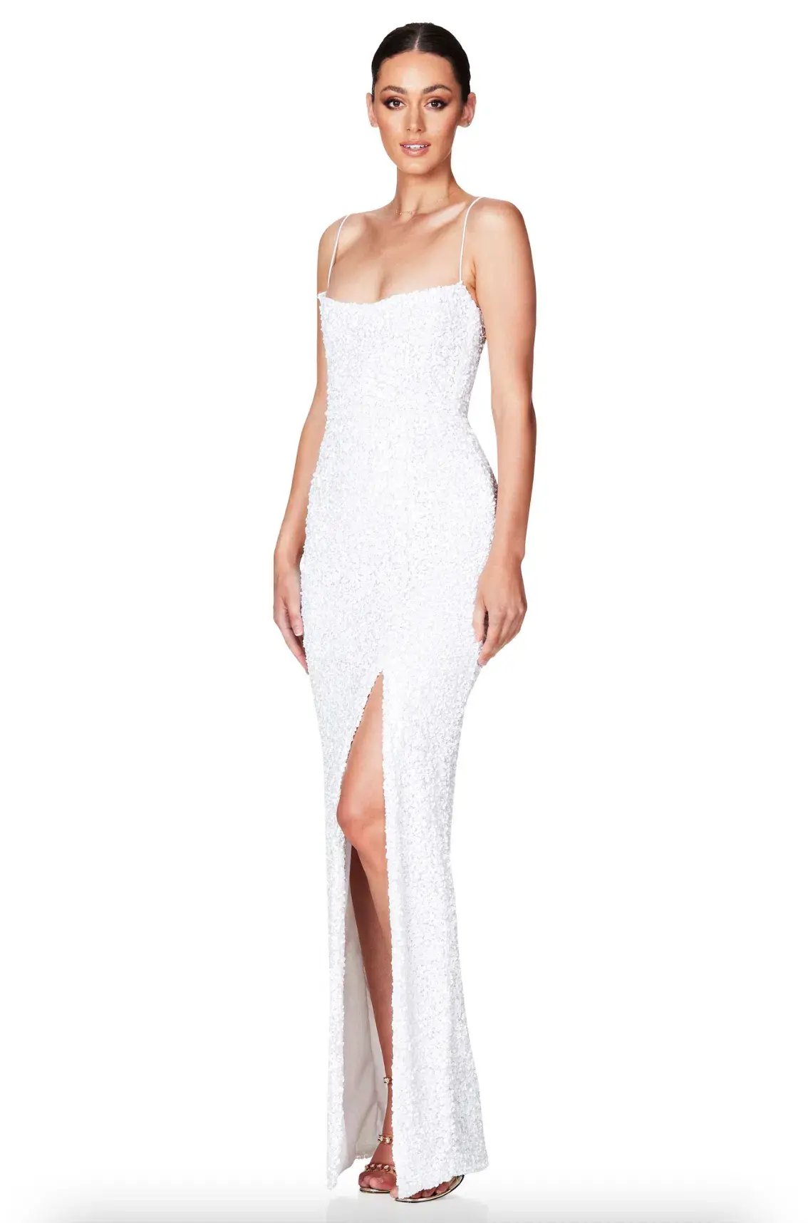 Nookie Confetti Gown in White Size XS / AU 6 photo 2