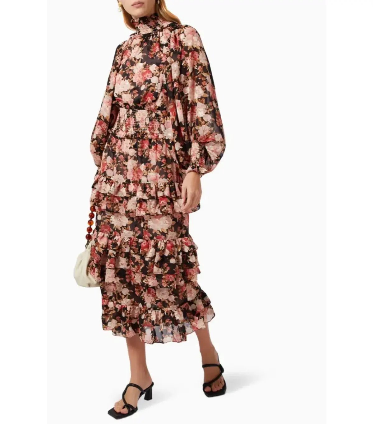 Elliatt Sonvia Astrid Afterglow Midi Dress Floral Size S / AU 8 photo 2