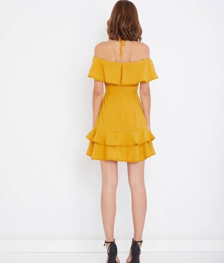 Calli Alana Halter Neck Mini Dress photo 2