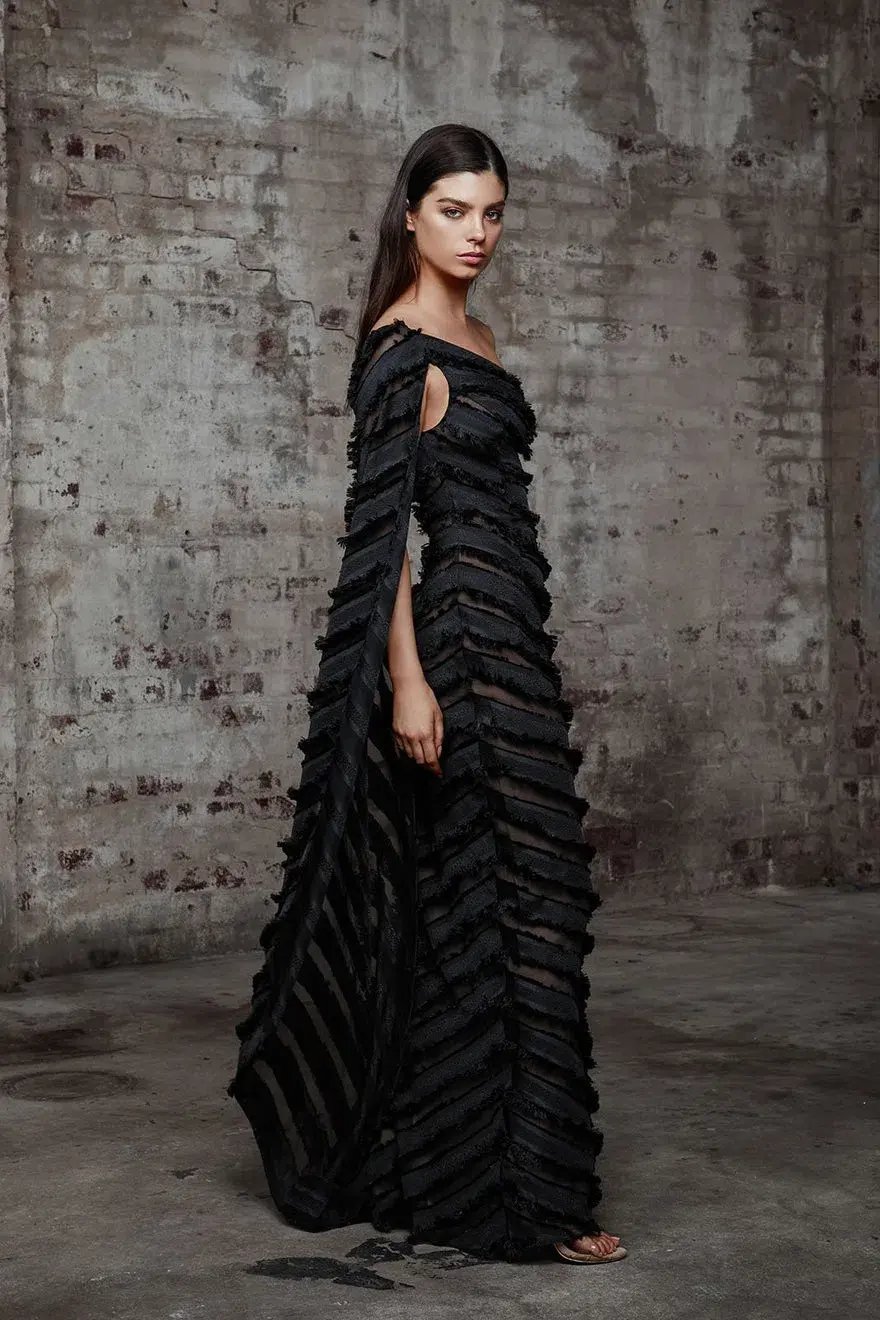 Lexi Bowery Gown Black Size 10 photo 2