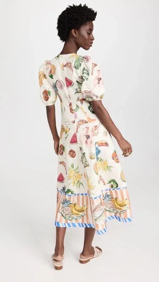 Alemais Theo Midi Dress Multi Size 12 AU photo 17