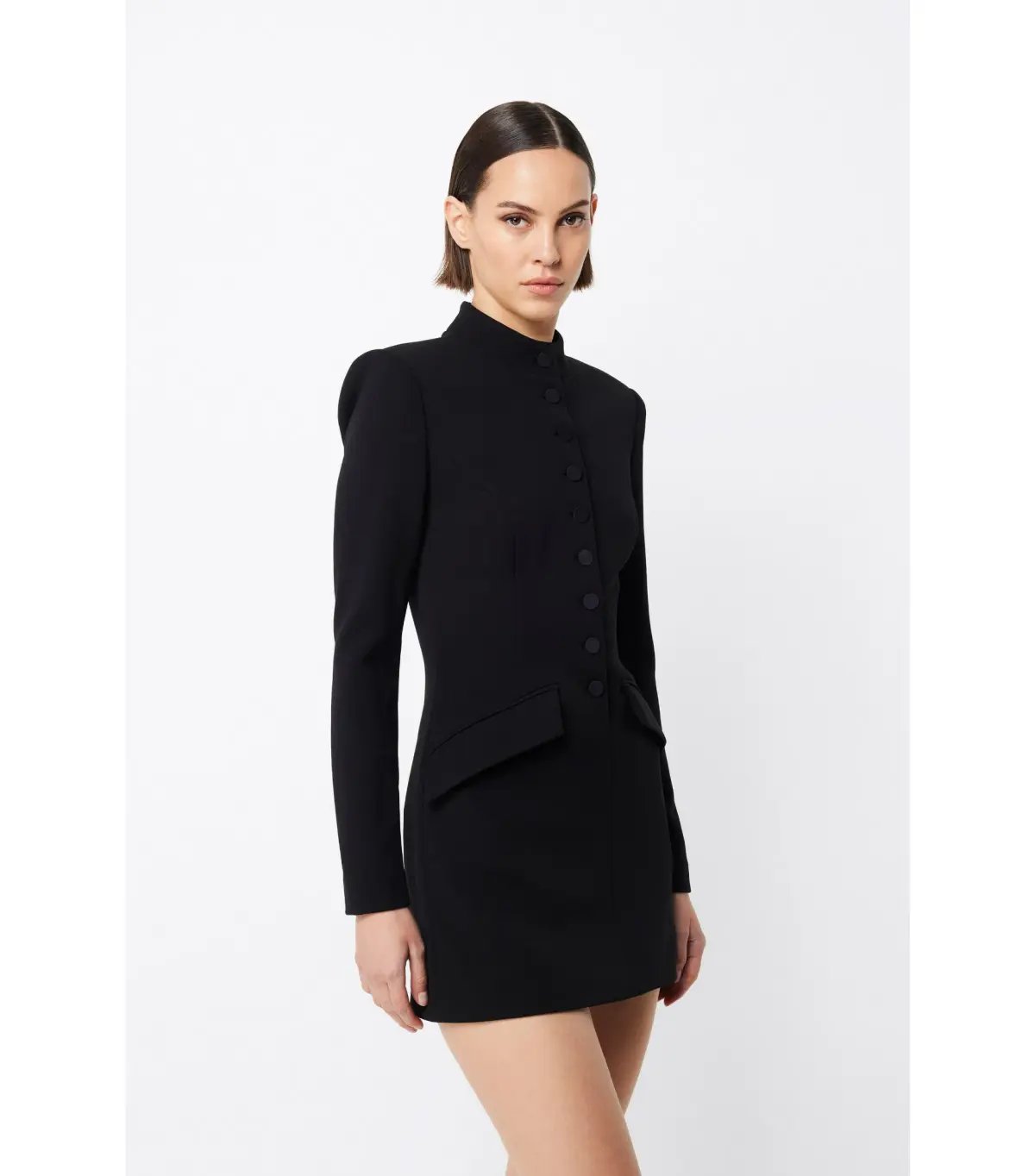Mossman Network Mini Dress Black Size AU 12 photo 3