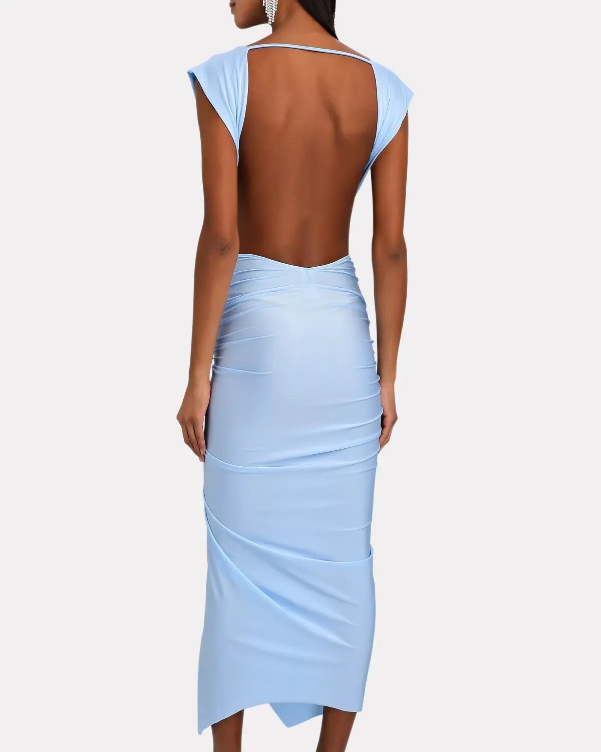 Baobab Mia Open Back Midi Dress Sky Size 6 photo 2