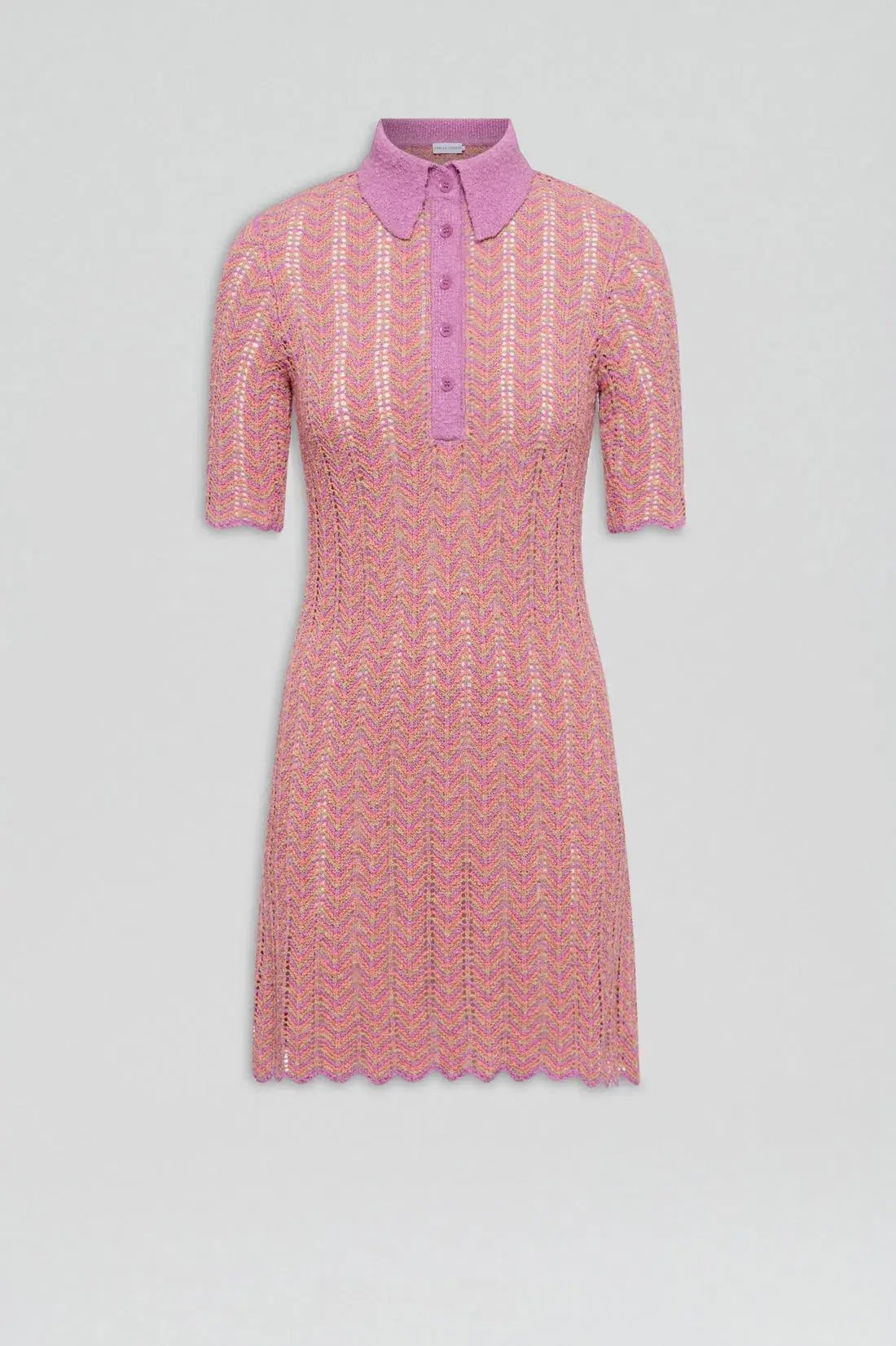 Scanlan Theodore Knit Shirt Dress Pink Size S/ AU 8 photo 3