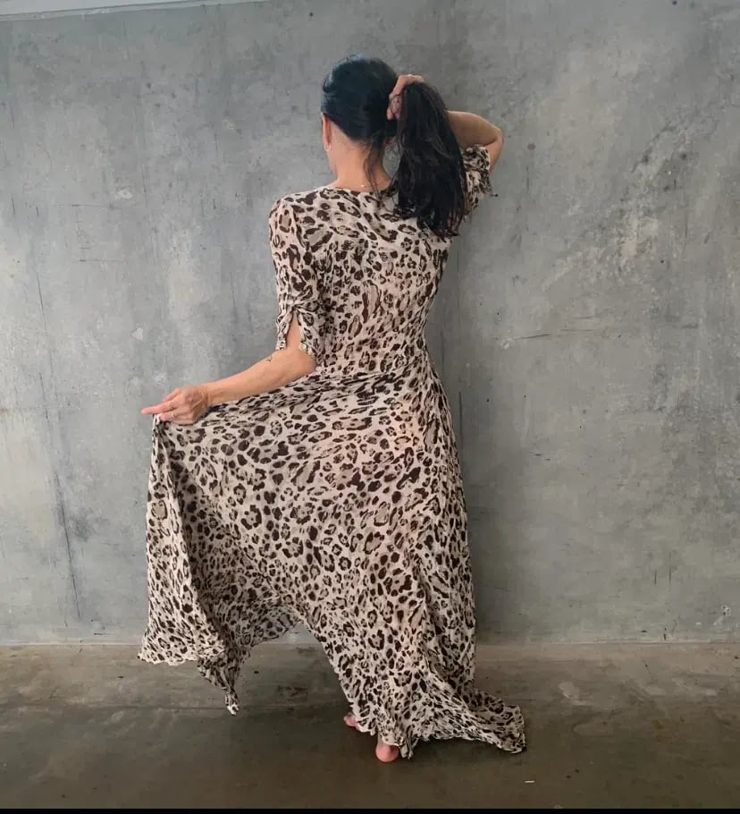 Spell Wild Ones Gown Animal Print Size M/AU 10 photo 5