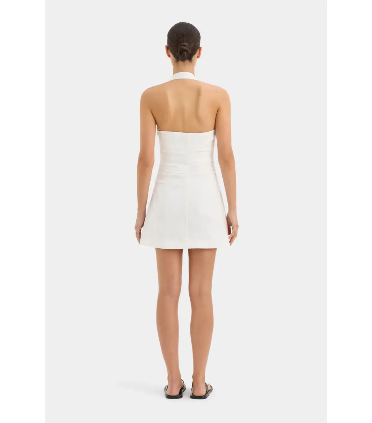 Sir the Label Noemi Halter Mini Dress Ivory Size 1 / AU 8 photo 2
