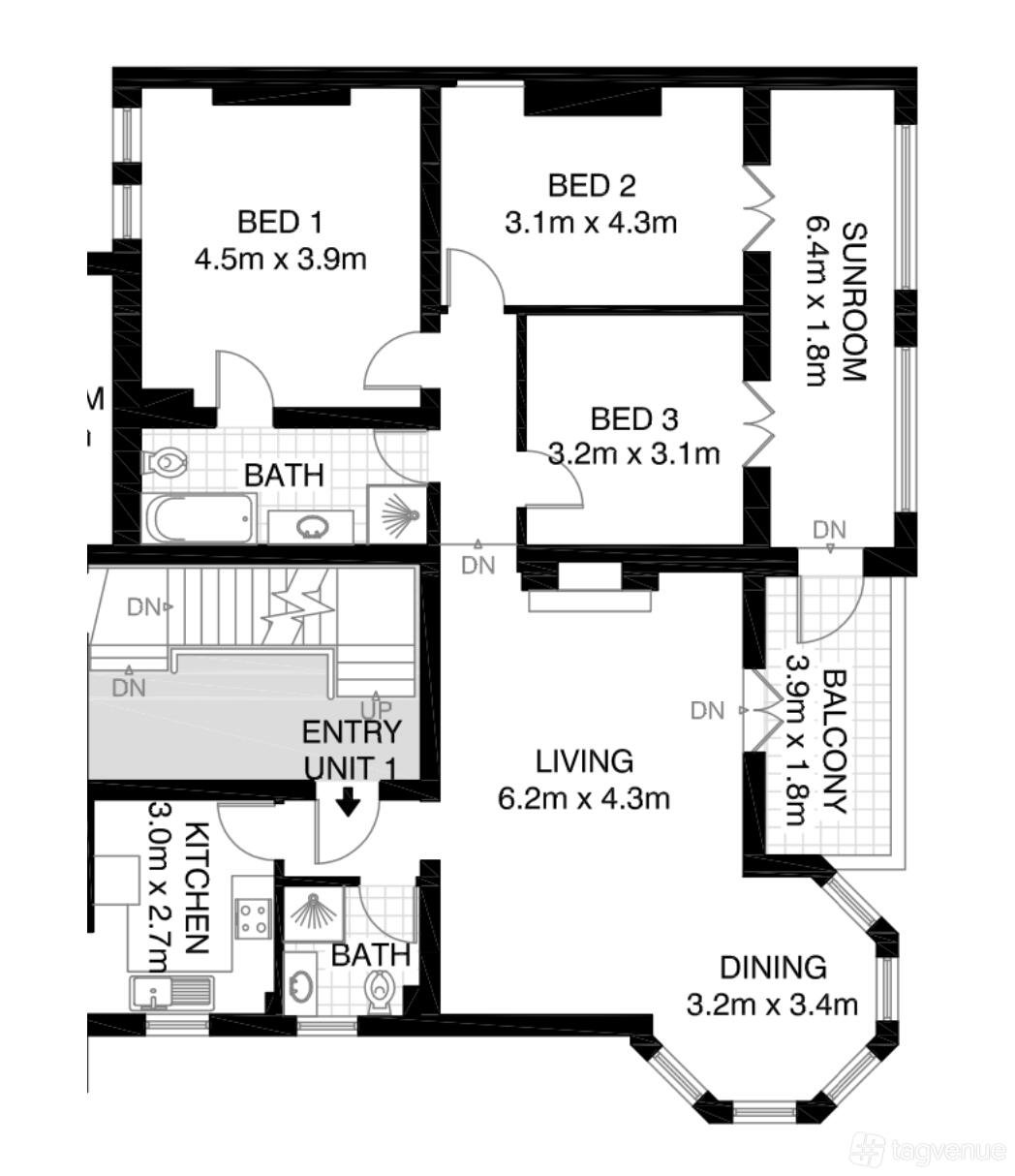 McMullin & Co 3-Bed Apartment at Three Rooms Sydney photo 15