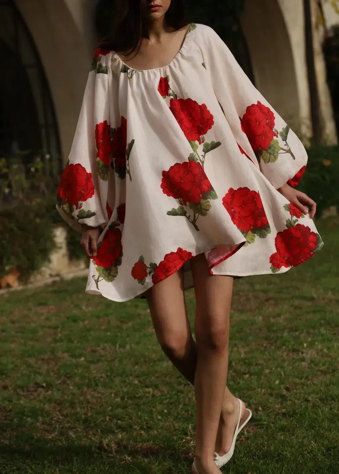 Morton Mac Cordelia Mini Dress Print Size Petite 6 photo 3