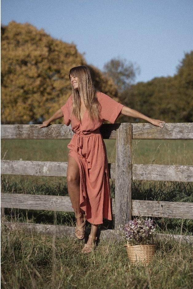 Melody Max dress deep rose photo 3