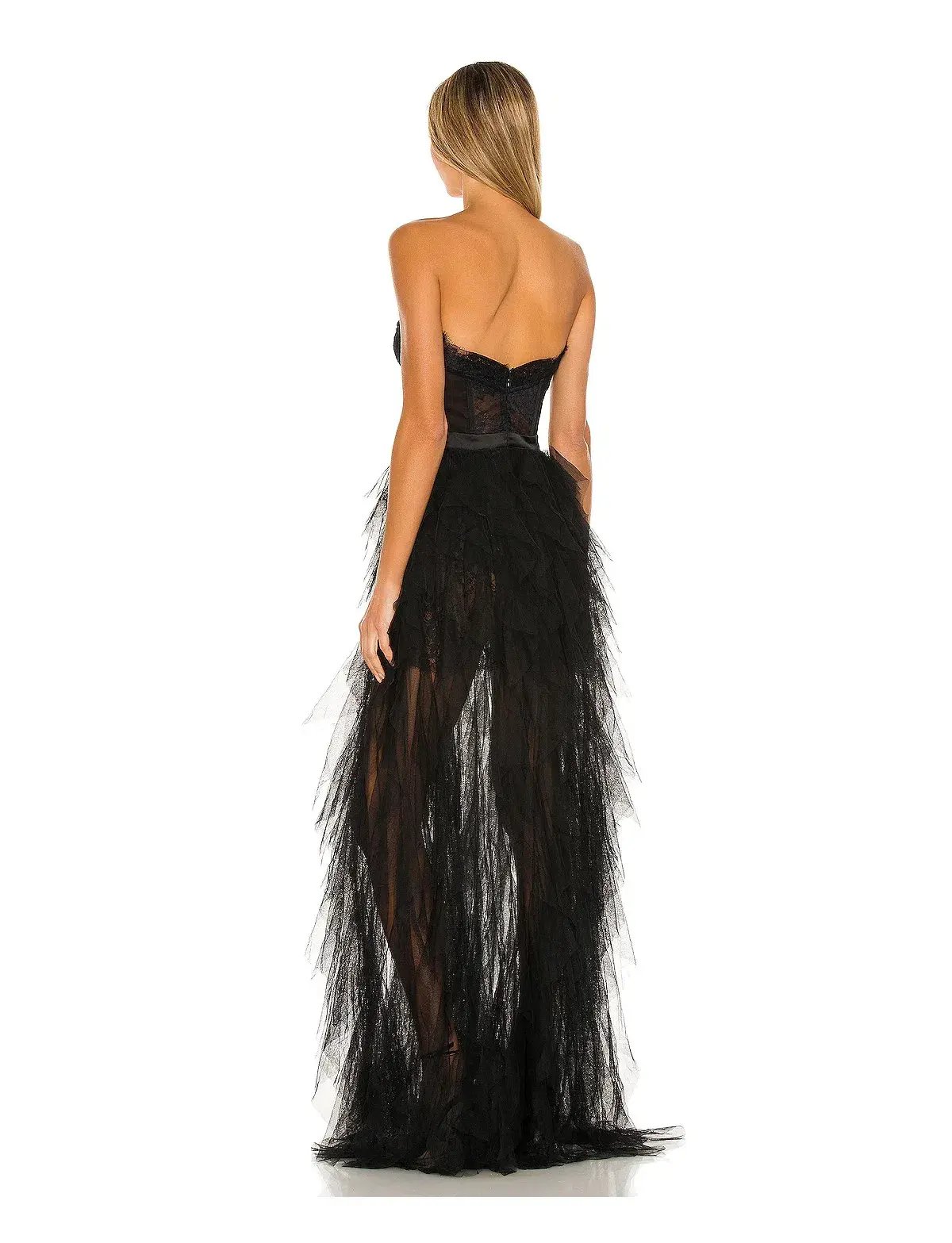 For Love and Lemons Bustier Gown Black Size M / AU 10 photo 3