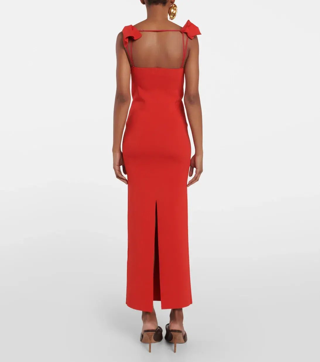 Jacquemus La Robe Maille Alca Dress Red Size FR32 / AU 4 photo 3