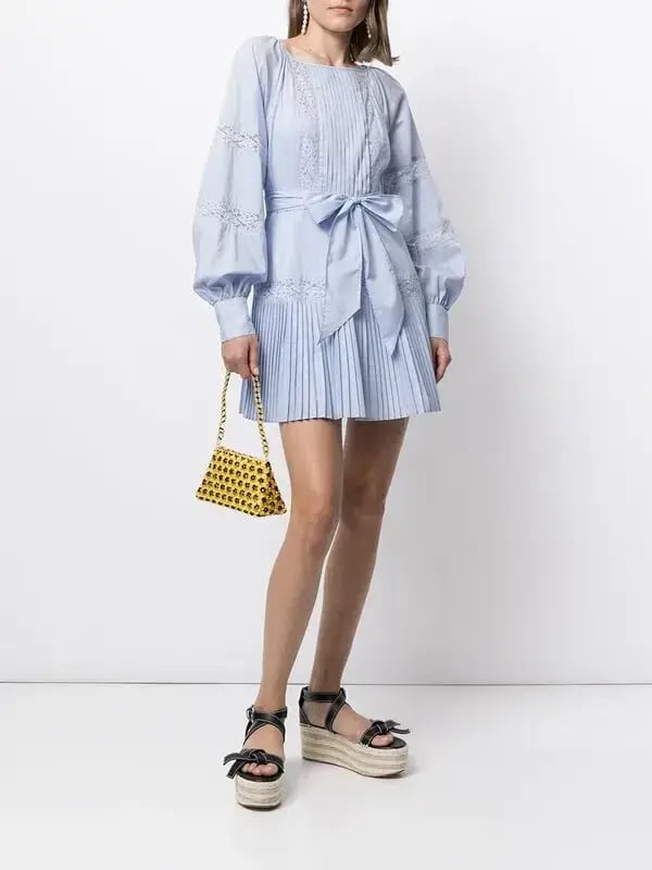 Alice McCall Blissful Song Mini Dress in Sky Blue Size S / AU 8 photo 2