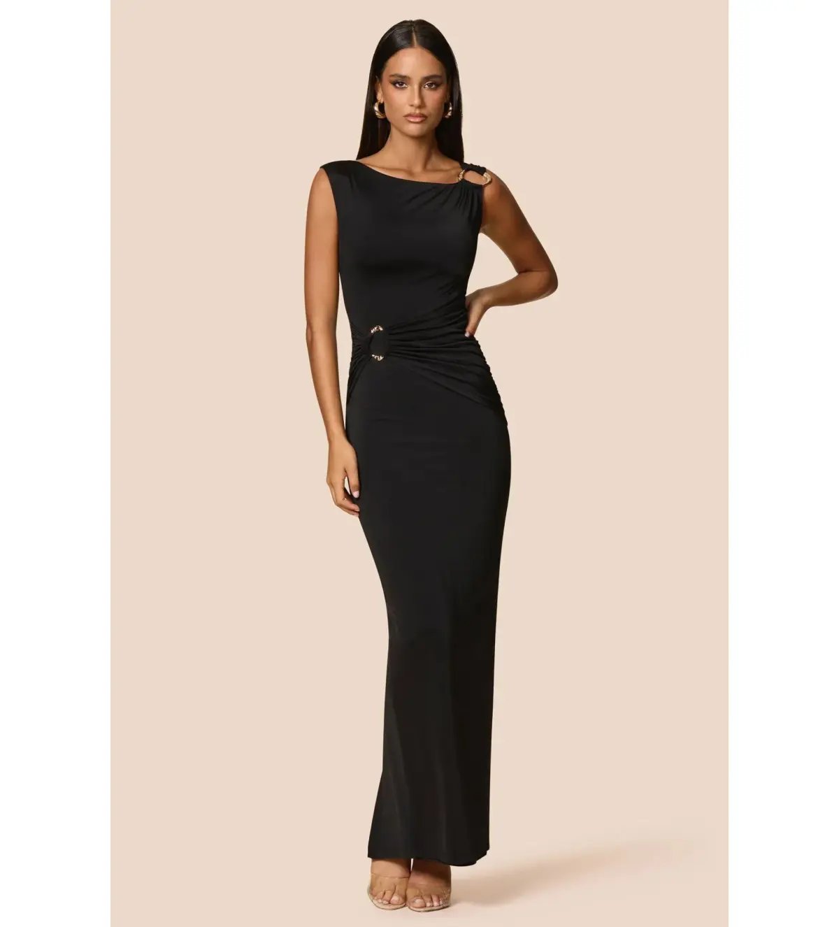 Love Nookie Kaia Maxi Dress Black Size AU 12 photo 2