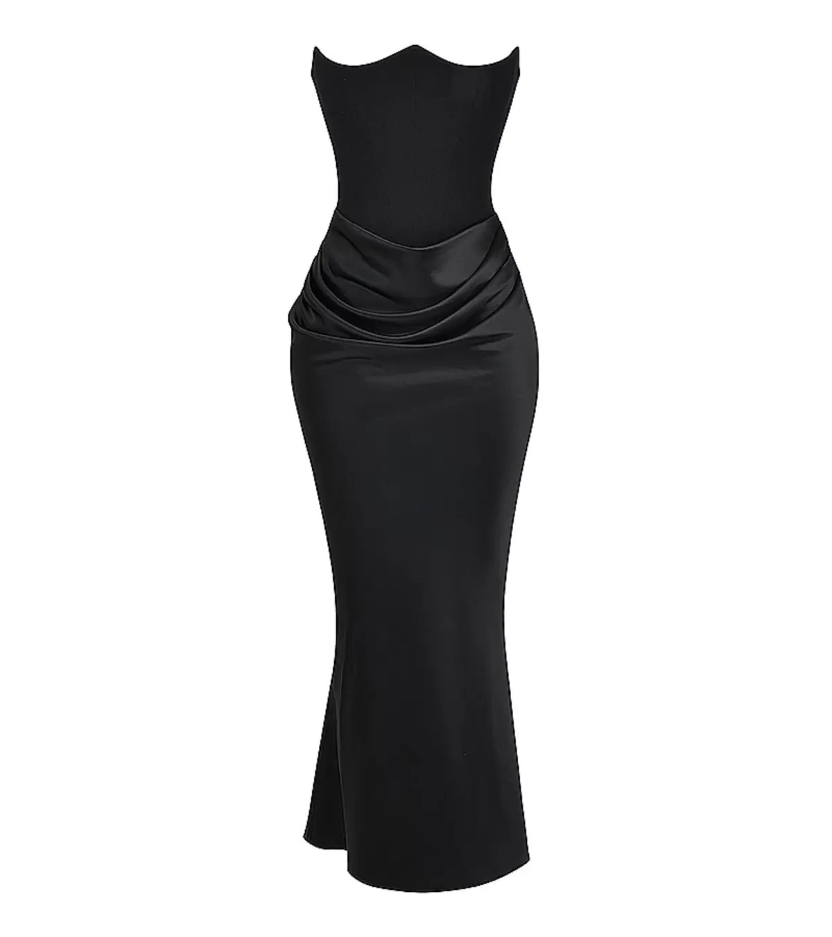House of CB Persephone Strapless Corset Dress Black Size 6/XS photo 5