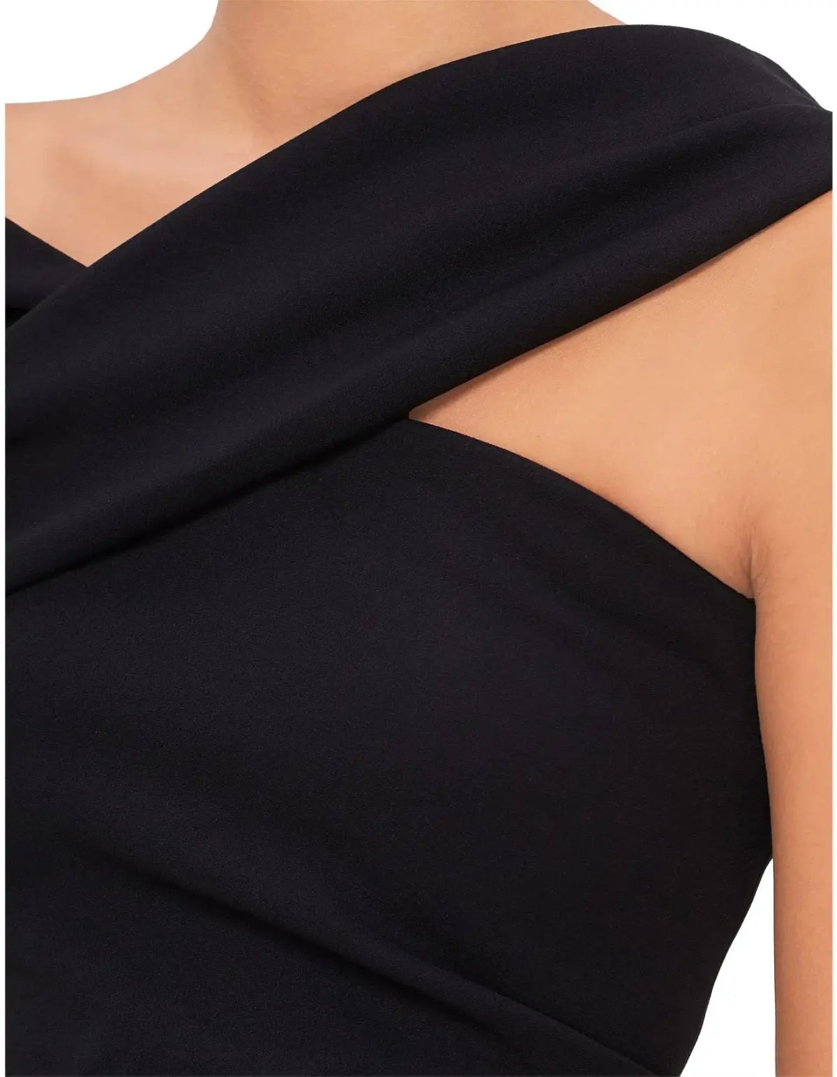 MISHA Brielle Off-Shoulder Midi Dress Black Size 12 photo 4
