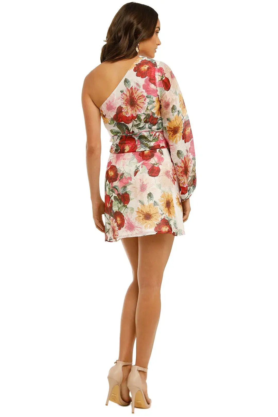 Talulah Tabular Garland Mini Dress Floral Size 8 photo 3