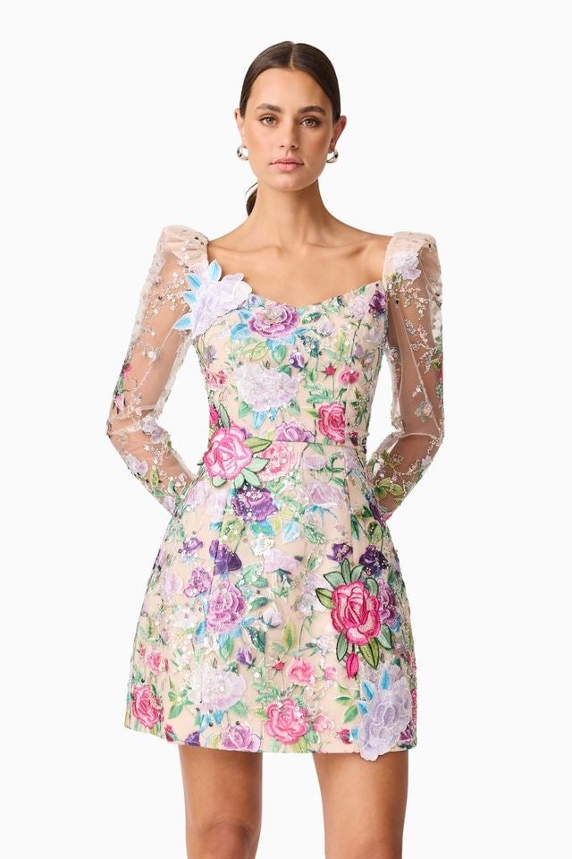 Elliatt Eliska Mini Dress - Floral Multi photo 3