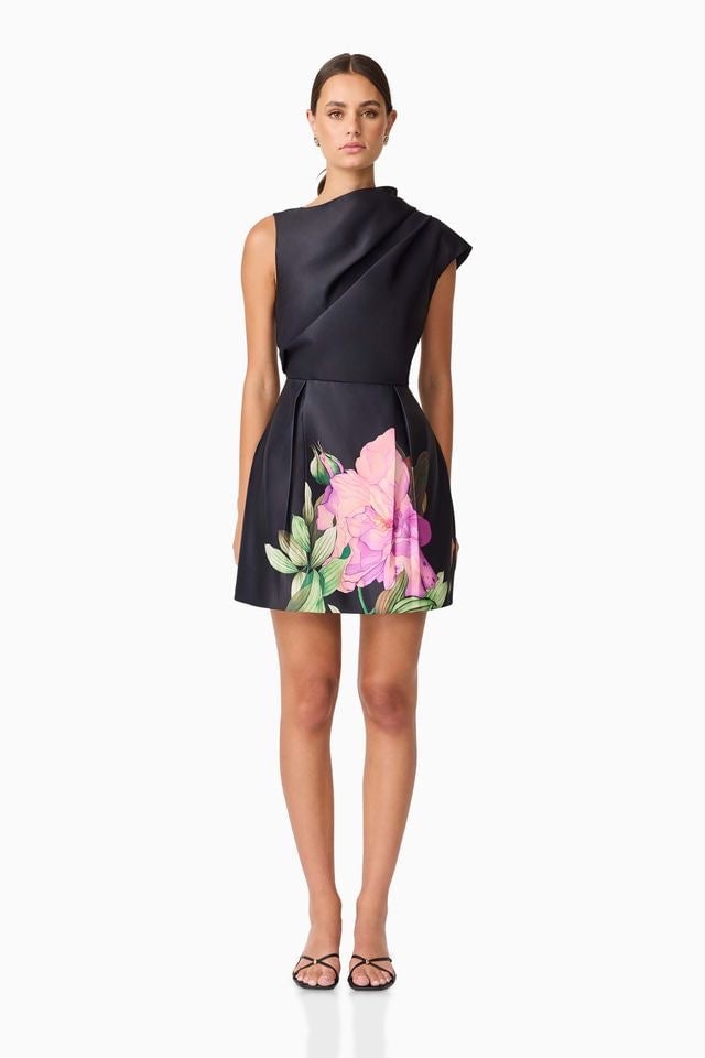 Elliatt Azelie Mini Dress - Black photo 2