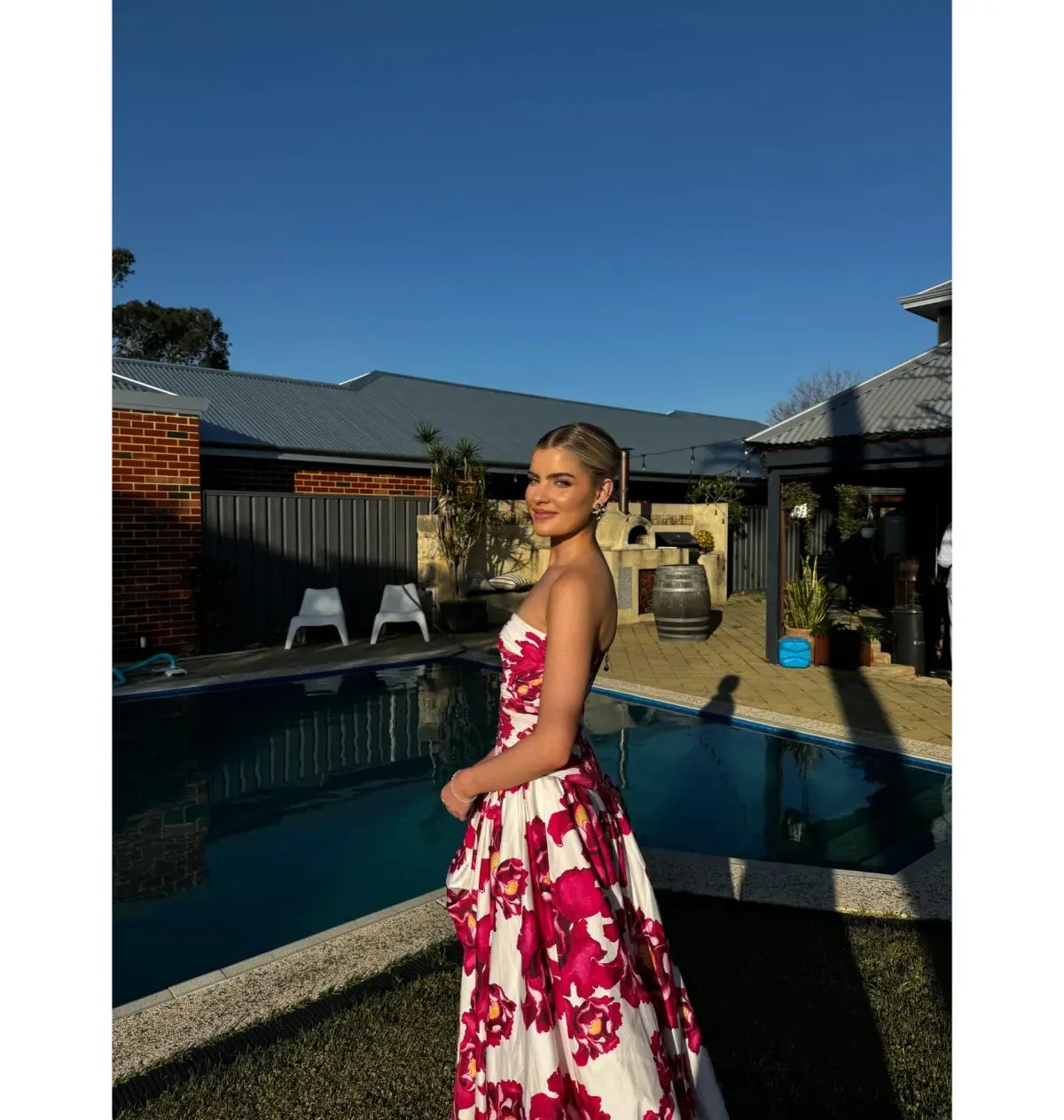 Aje Behold Maxi Dress Print Size 4 photo 2