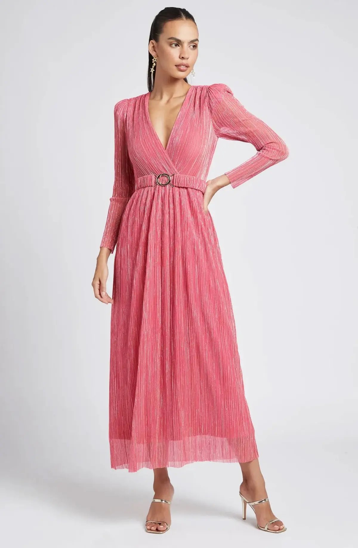 Sheike Fame & Fortune Dress Pink Size 14 photo 4