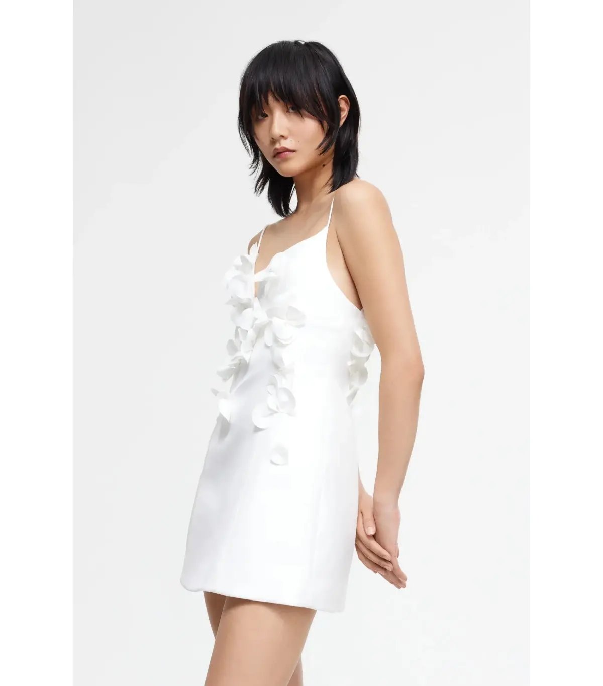 Acler Isla White Mini Dress White Size AU 10 photo 4