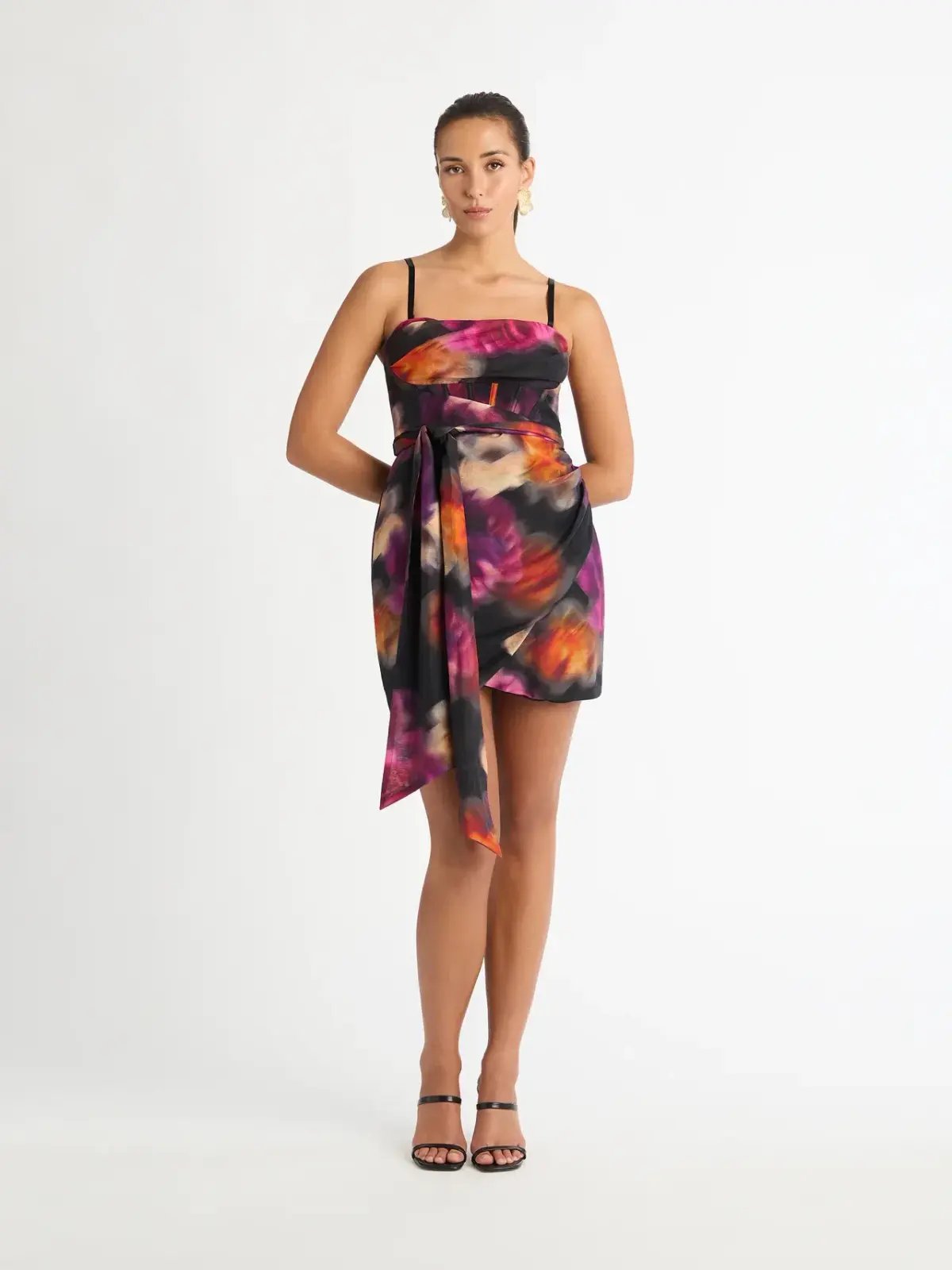 Sheike Autumn Haze Dress Multi Size 8 photo 2