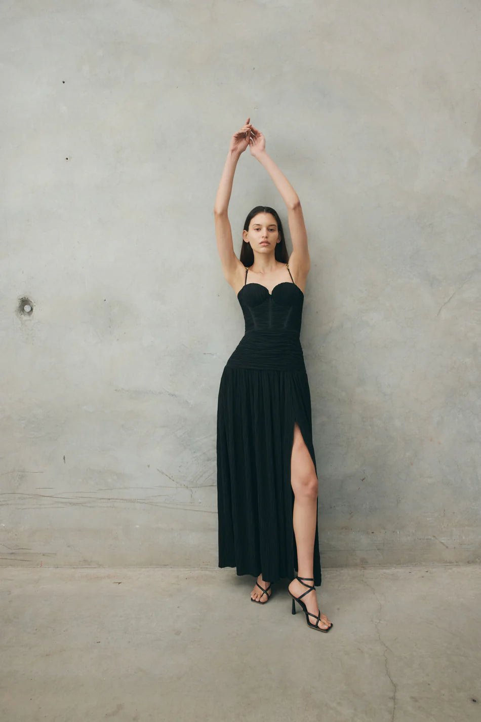 MANNING CARTELL DOUBLE TIME PLEAT DRESS - BLACK photo 10