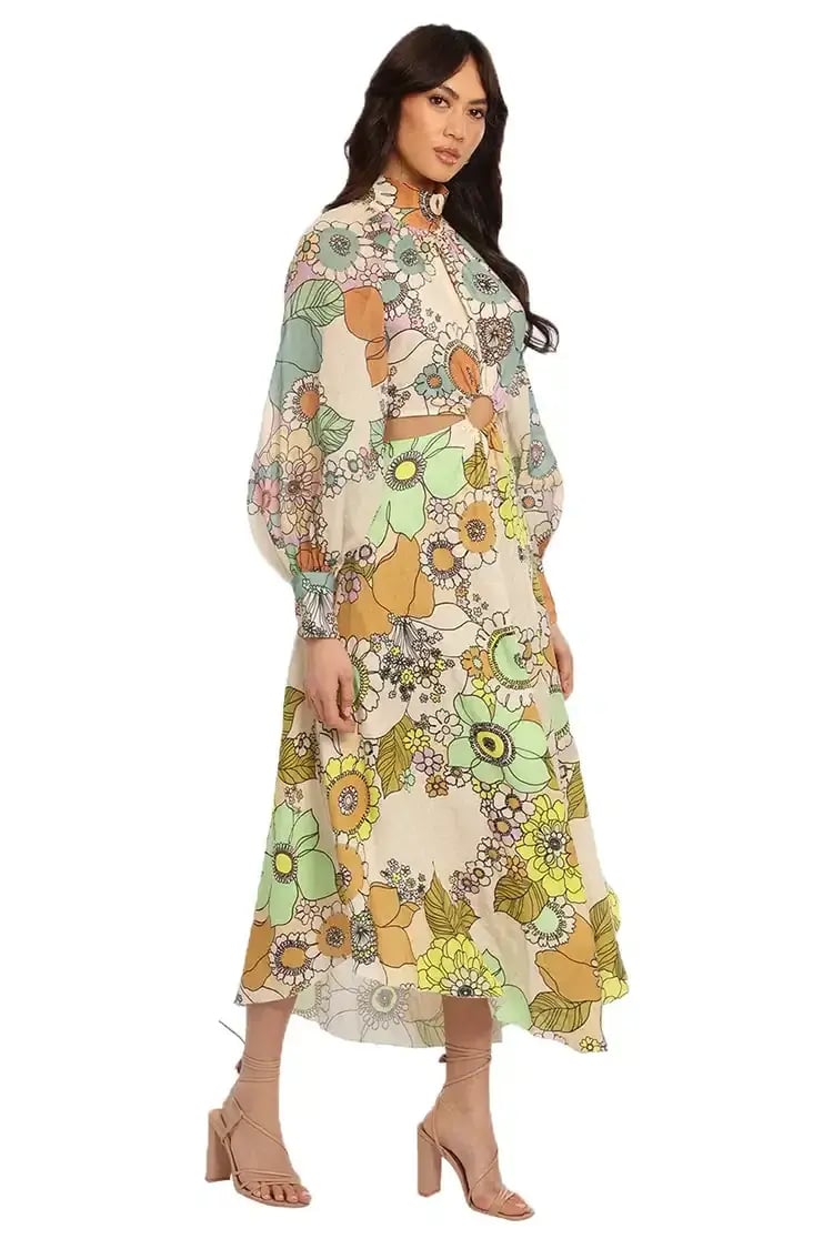 Alemais Farrah Maxi Dress Floral Size 6 photo 2