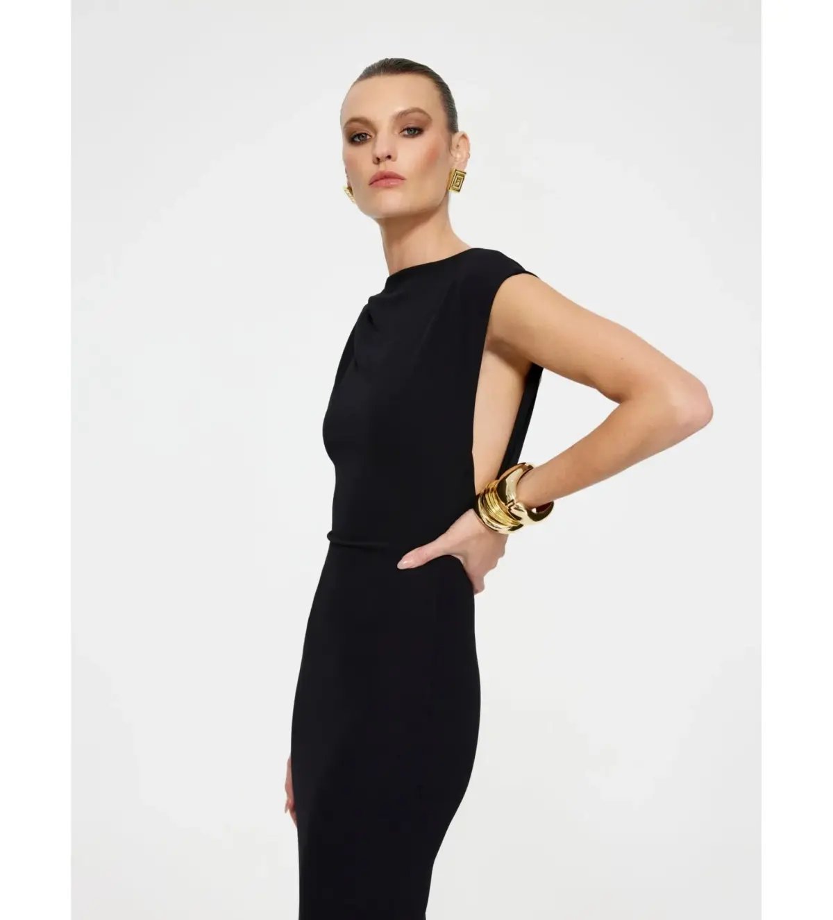 Effie Kats Audrey Gown Black Size Small / AU 8 photo 2