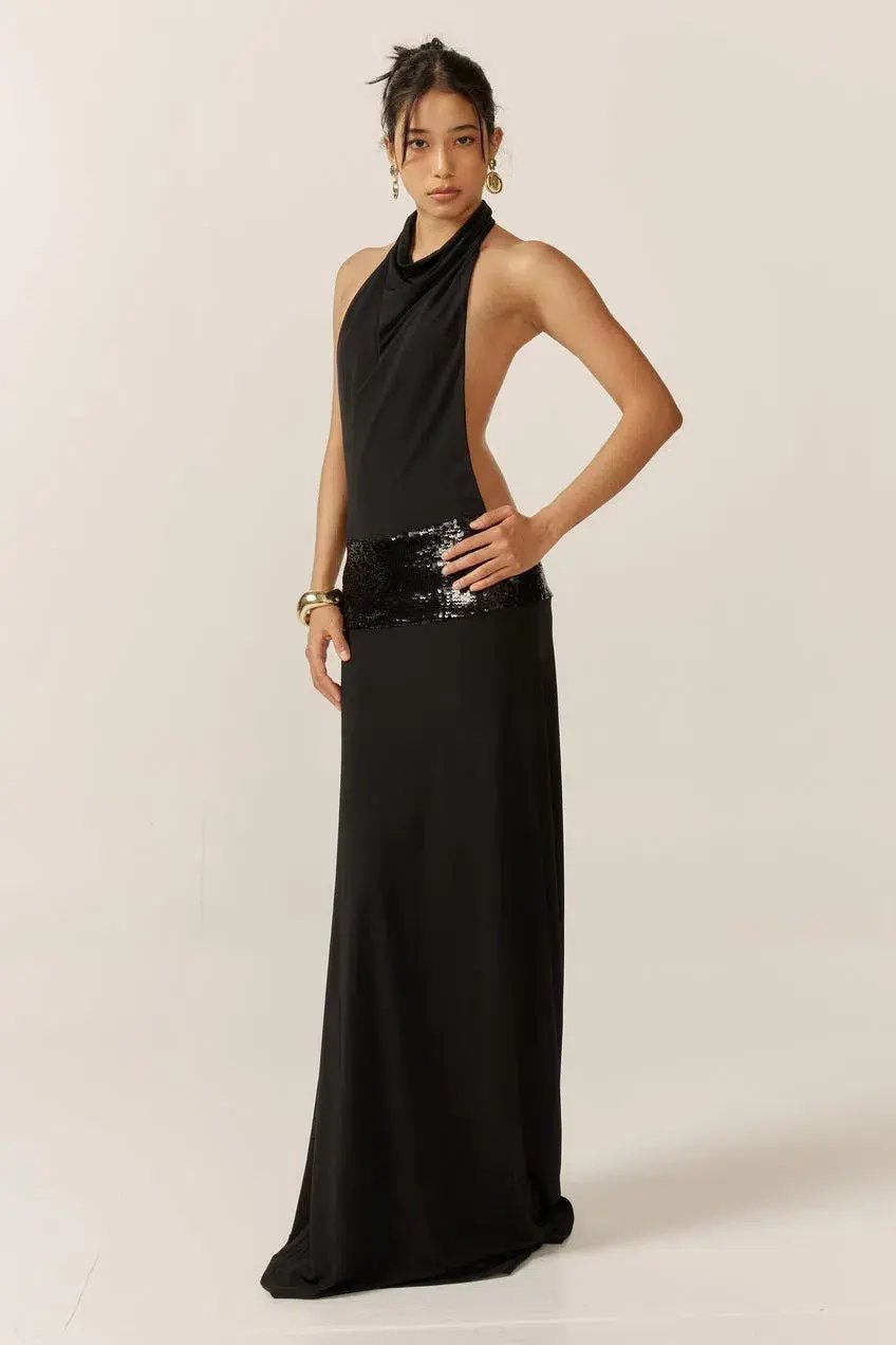 Ance Gria Adele Maxi Gown Black Size XS / Size AU 6 photo 2