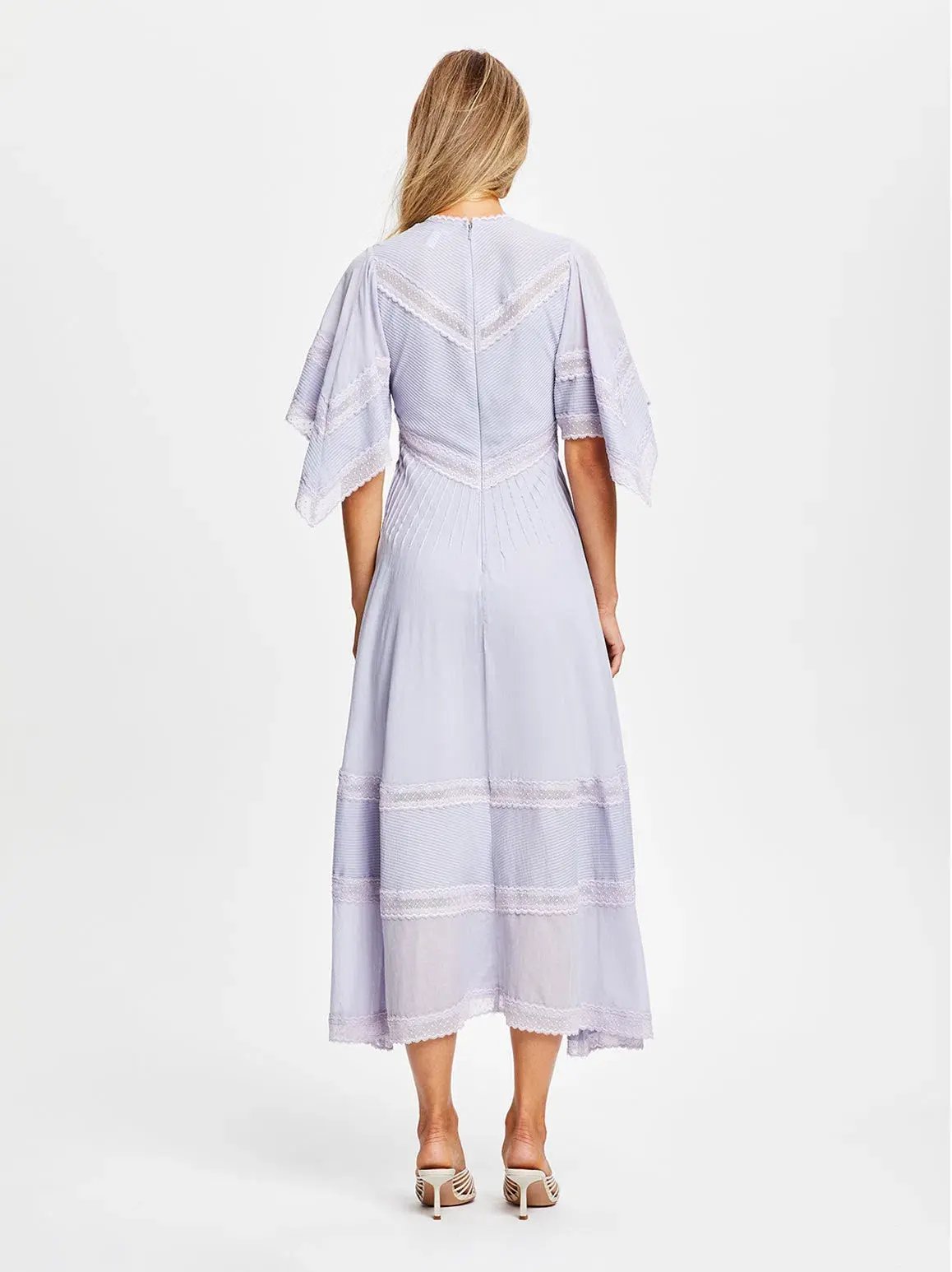 Alice McCall Lavender Some Girls Midi Dress Purple Size 6 photo 5