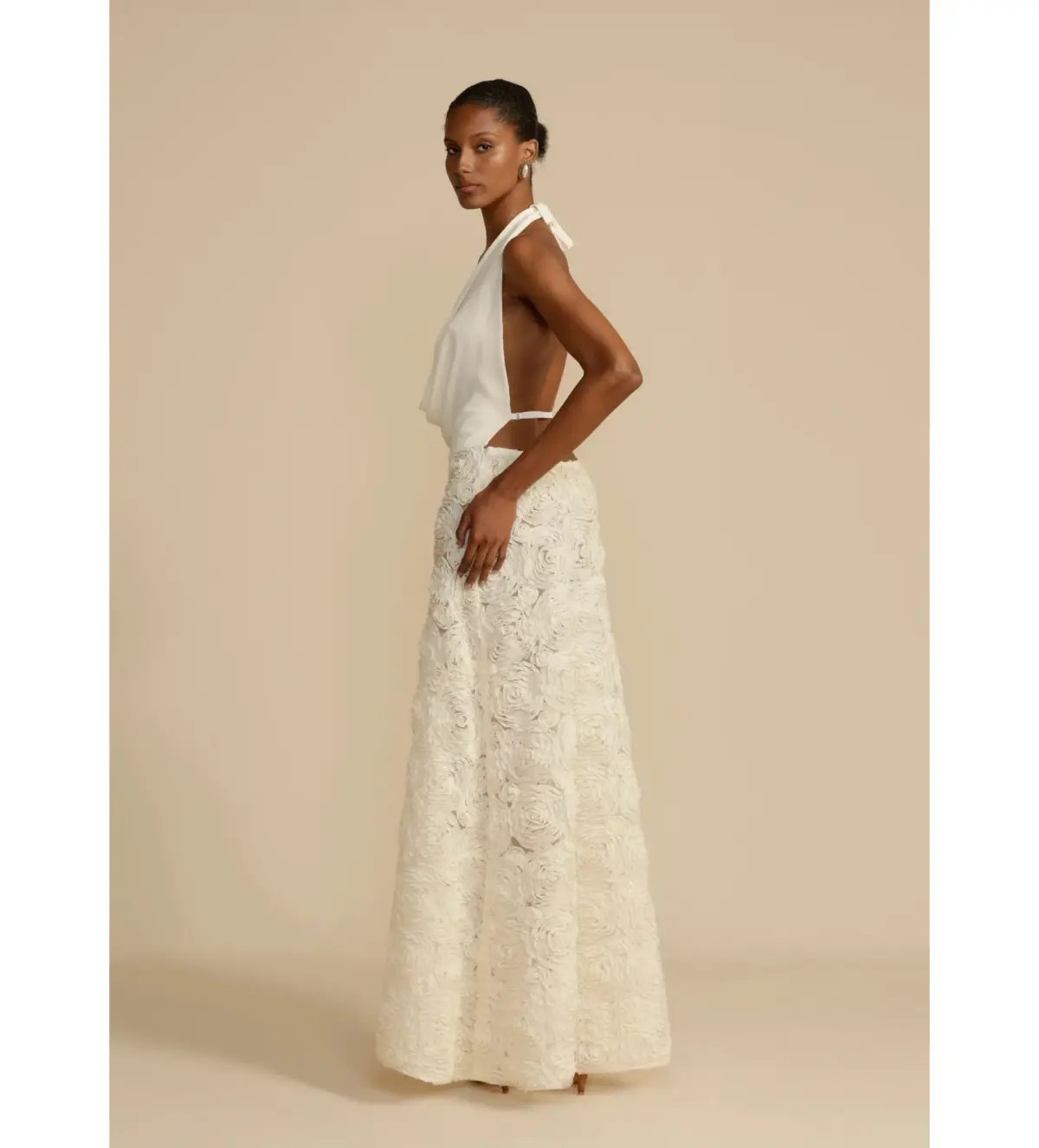 Arcina Ori Adriana Maxi Dress White Size AU 10 photo 6