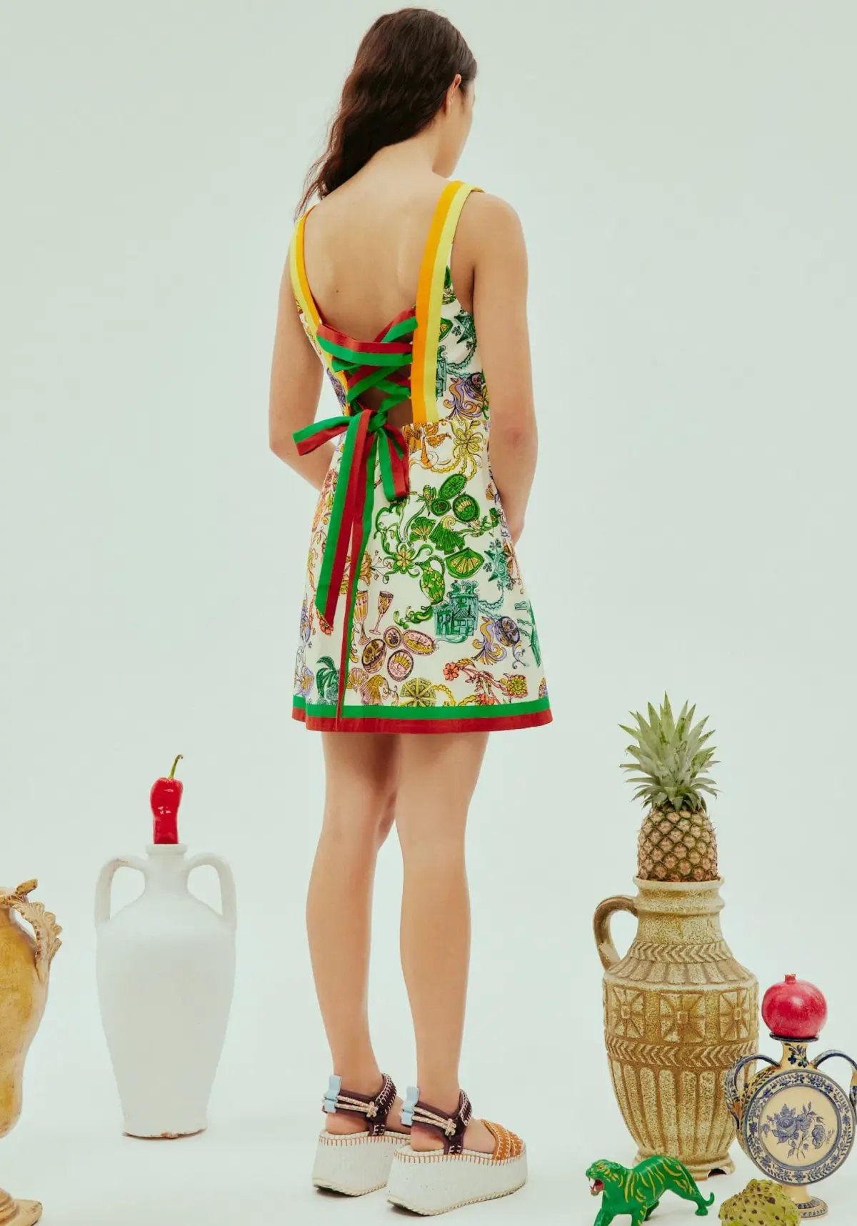 Alemais Fiesta Mini Dress Multi Size 12 photo 2