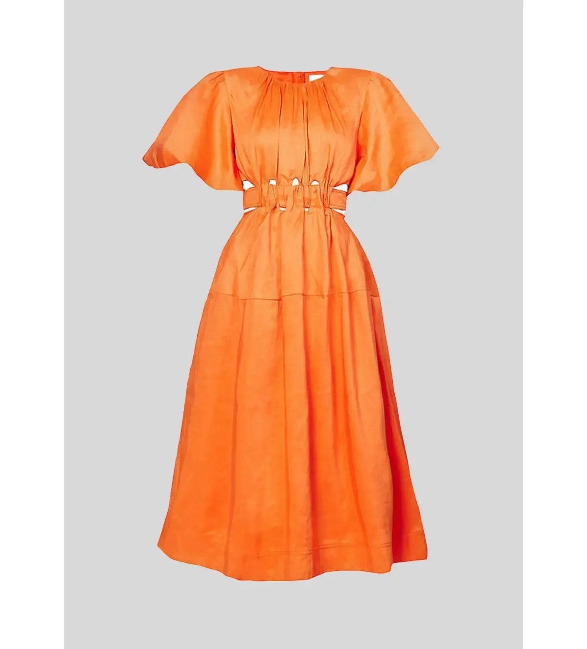 Aje Cossette Tie Back Orange Size Au 10 photo 3