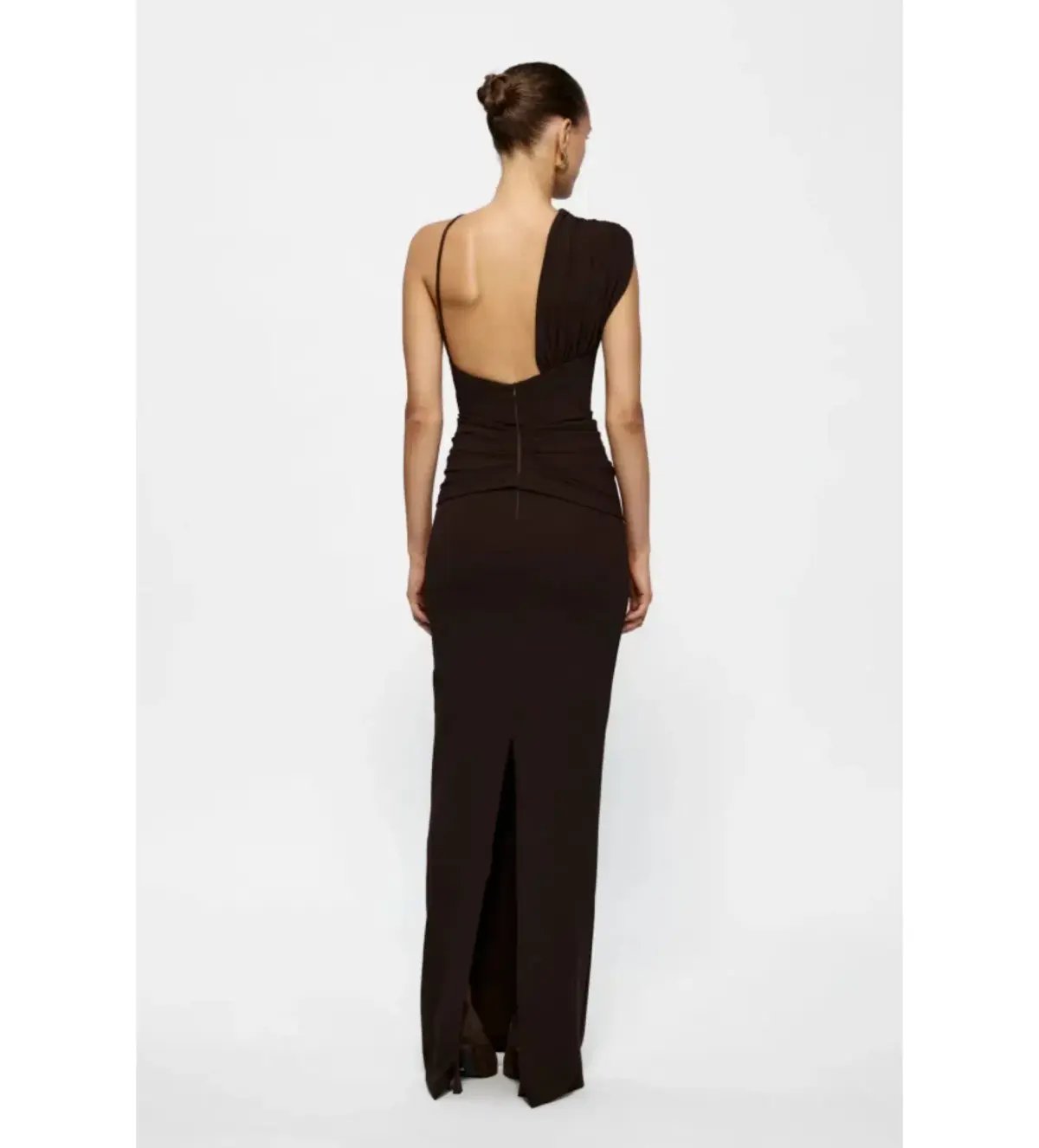 Effie Kats Greer Gown Brown Size 6 photo 4