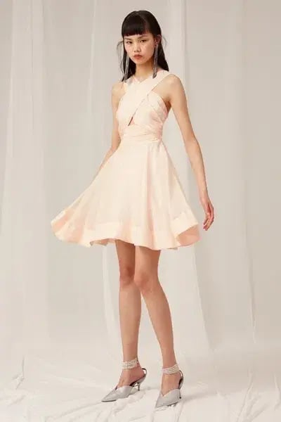 Keepsake In Knots Mini Dress Blush Size L / AU 12 photo 2
