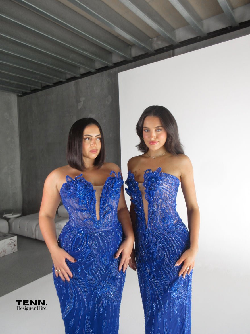 Albina Dyla Sapphire Temptation Gown - Blue photo 4