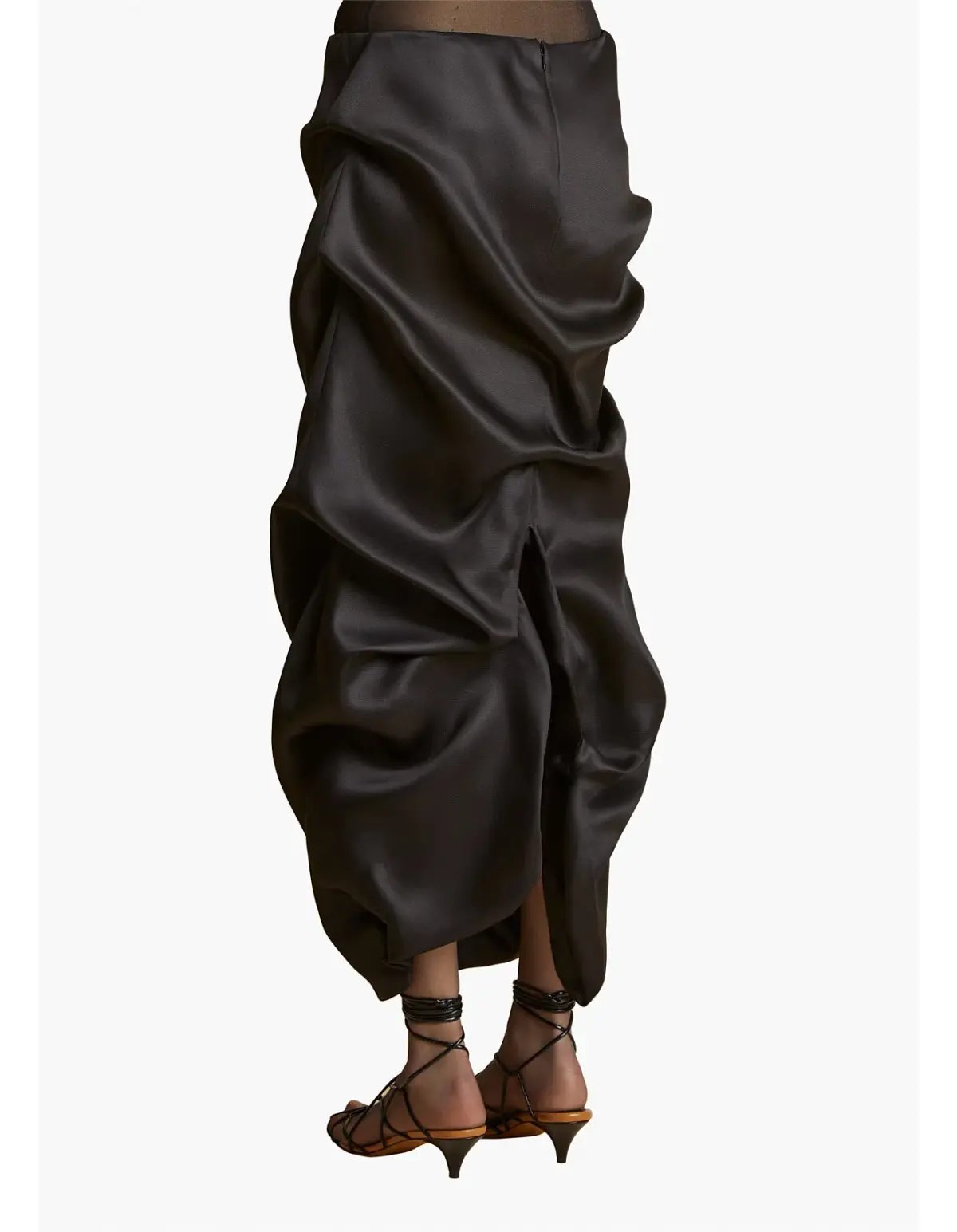 Khaite Olula Maxi Skirt in Black Size 6/XS photo 3