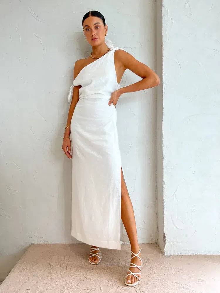 Sir The Label Bettina Off Shoulder Dress  White Size 0 / AU 6 photo 5