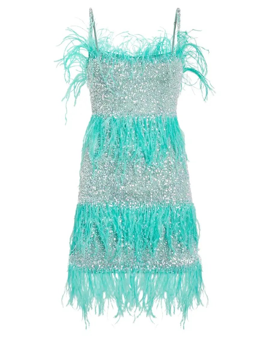 Rachel Gilbert Frenchy Mini Dress Blue Size 10 photo 8