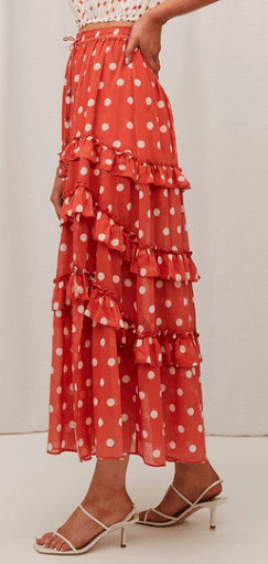 Steele Poppy Skirt & Matching Frenchi Top Set Size 10 photo 3