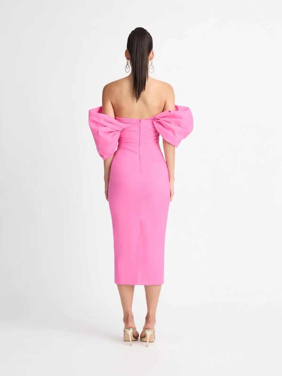 Sheike Ever After Midi Dress Pink Size 8 photo 2