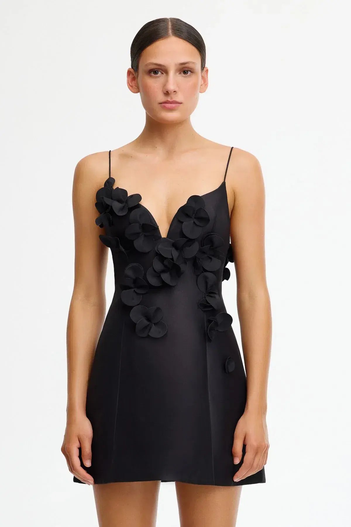 Acler Bilston Mini Dress Black Size 10 photo 2