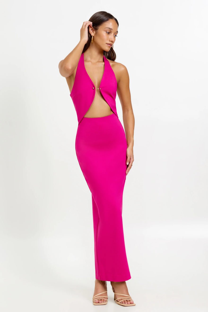 Lexi Pirro Dress - Magenta photo 2