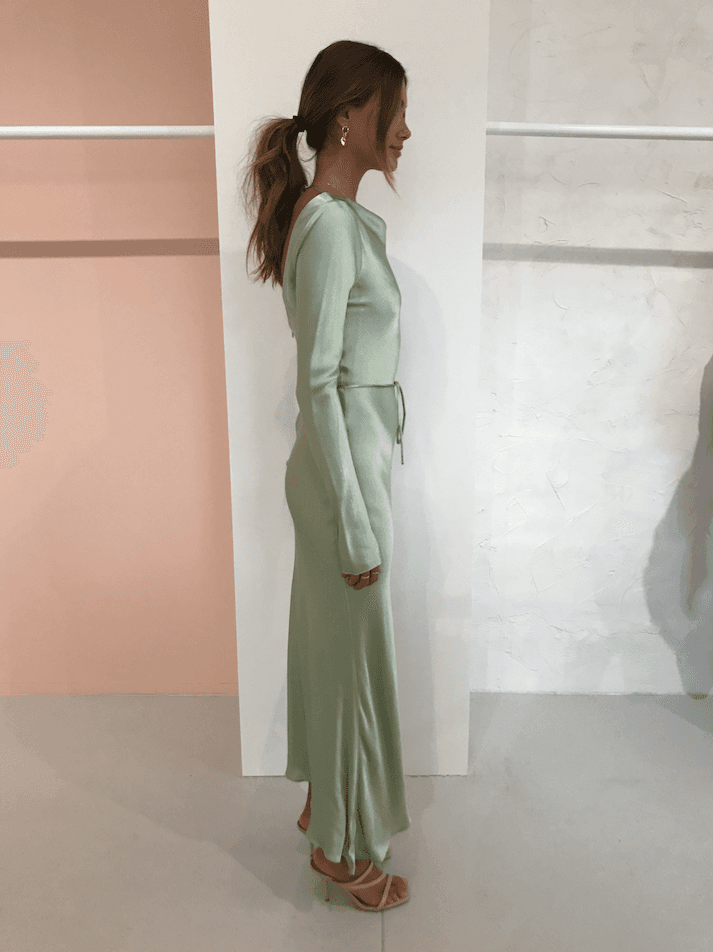 Bec & Bridge - Crest Long Sleeve Midi Dress (Peppermint) photo 2