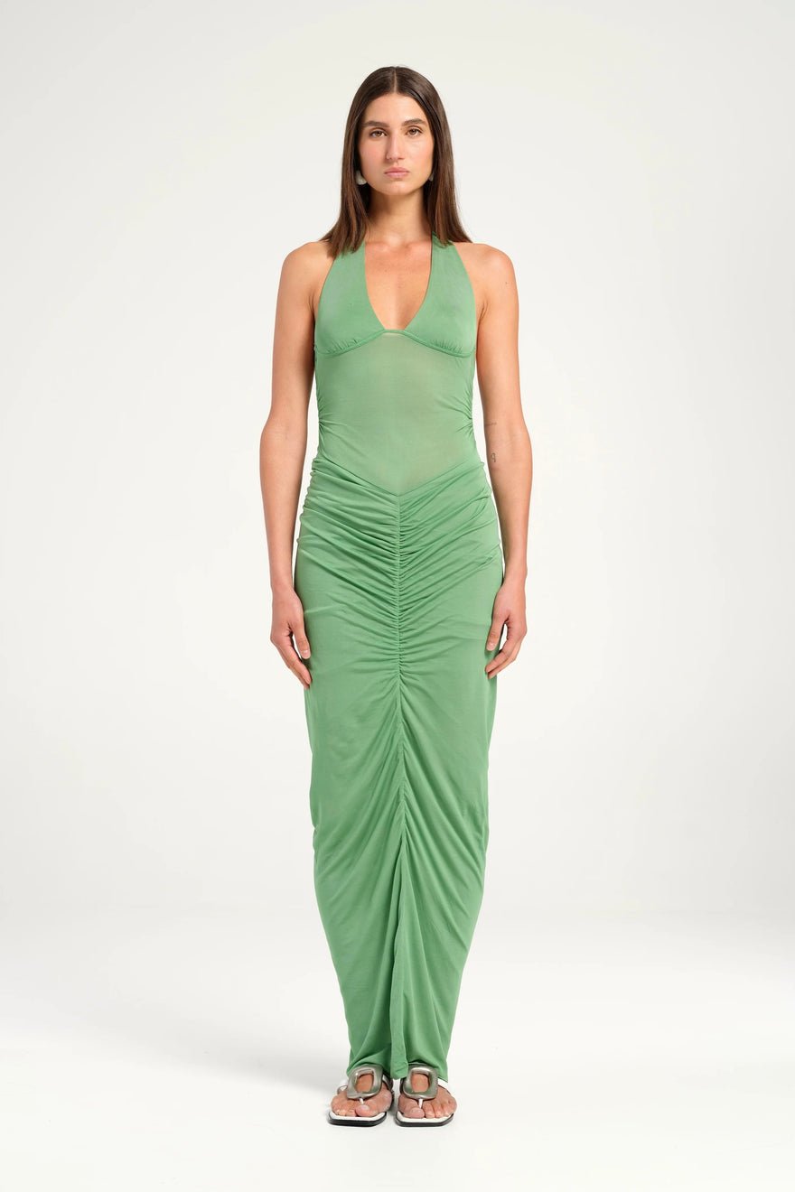 Benni Pierre Maxi Dress - Forest photo 4