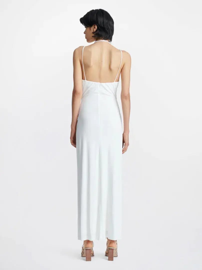 Dion Lee Rivet Pierced Dress White Size 6 photo 3